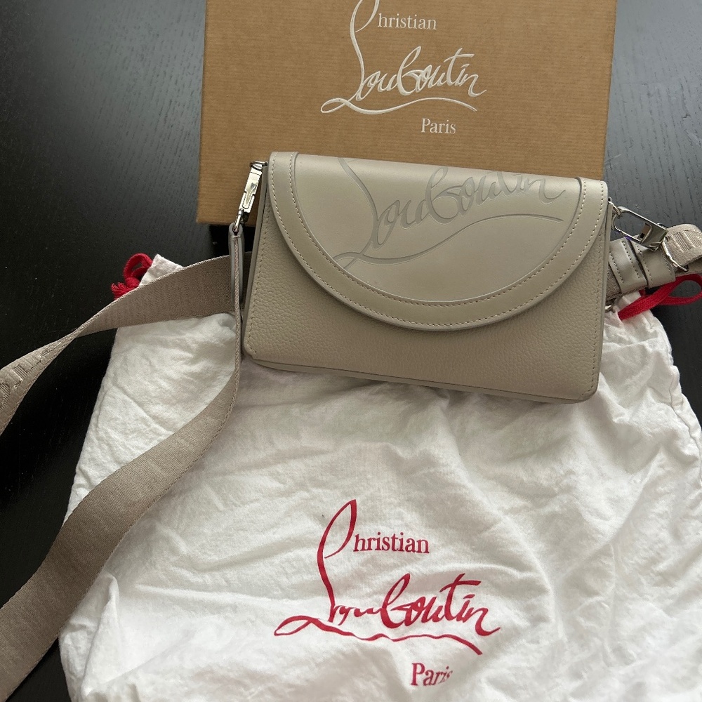 Christian Louboutin Gray Crossbody Bag